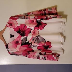 Alfani flower blouse